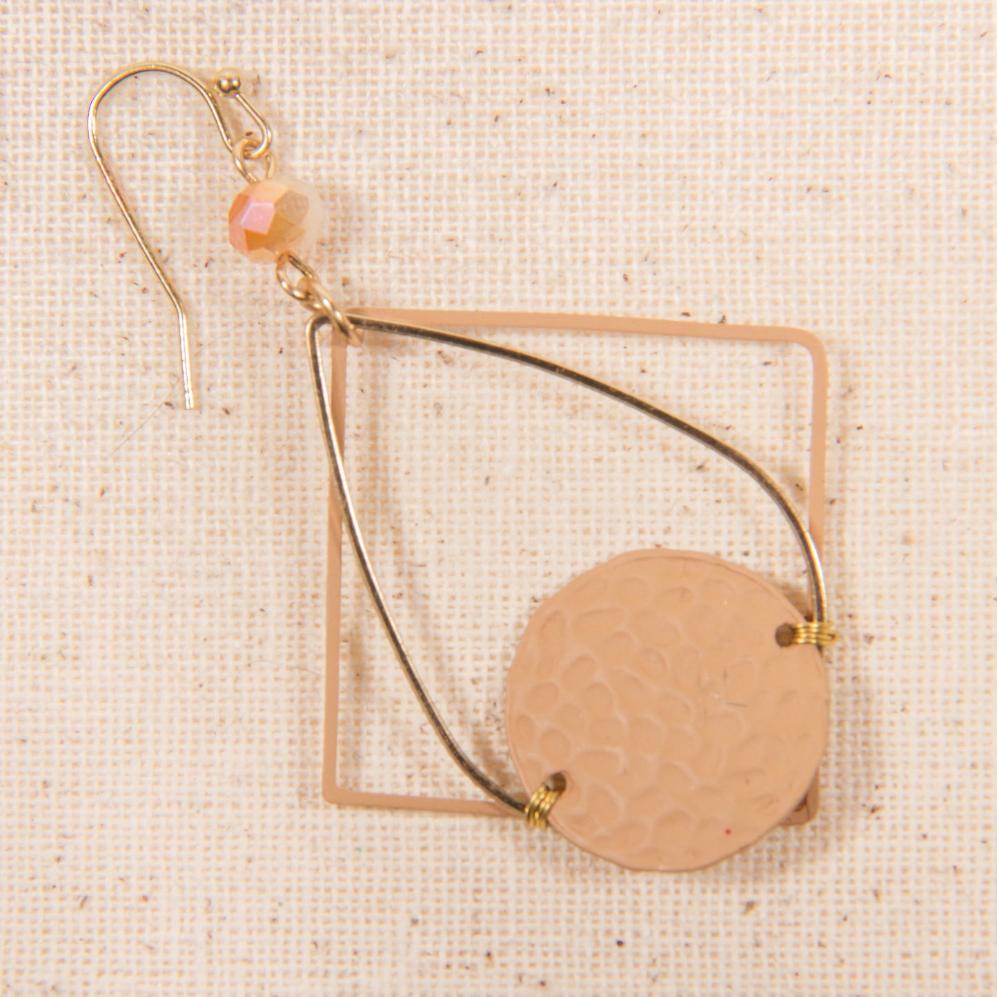 E2282 3.5" Multi Shape Dangle Earring