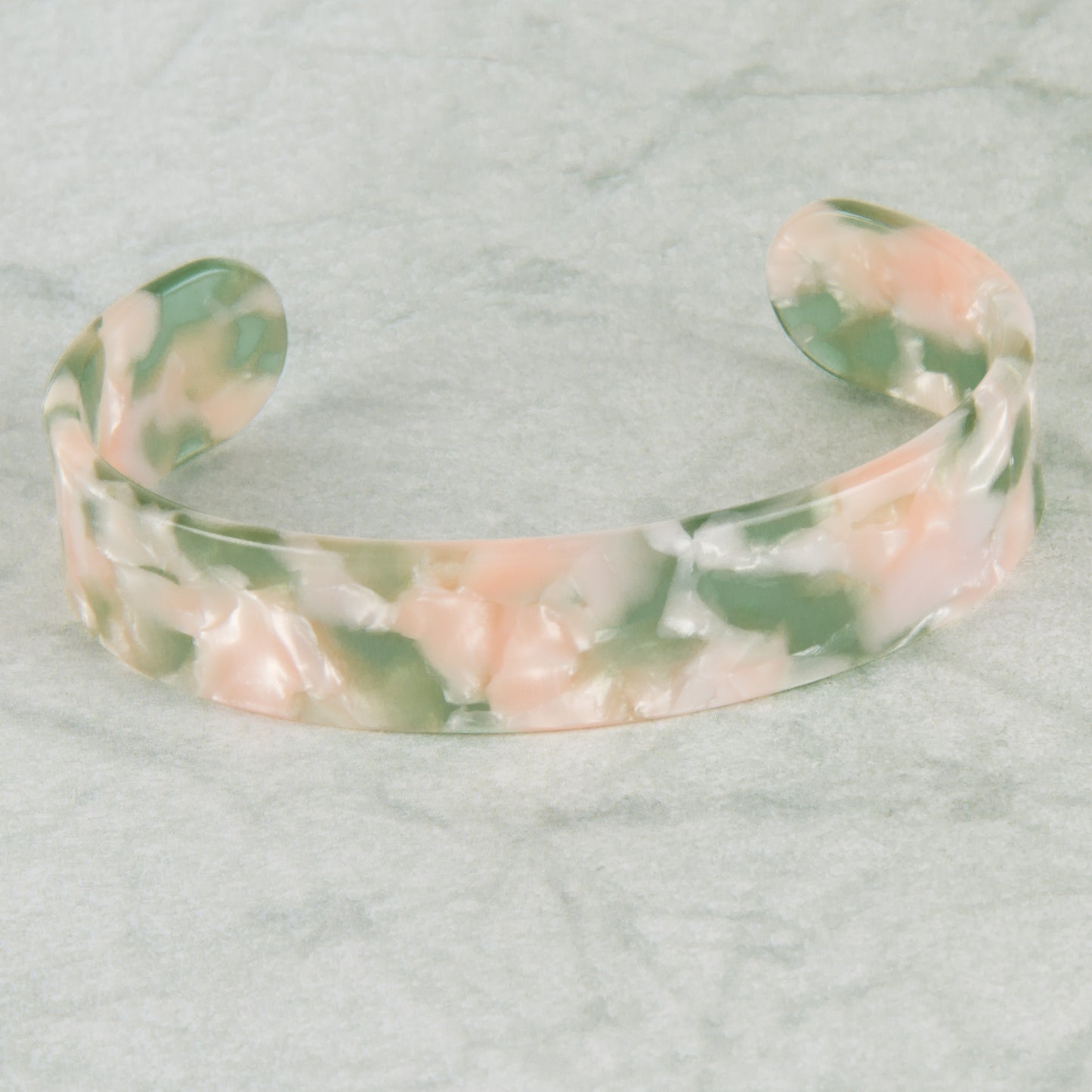 B1195-PK Flexible Resin Bracelet