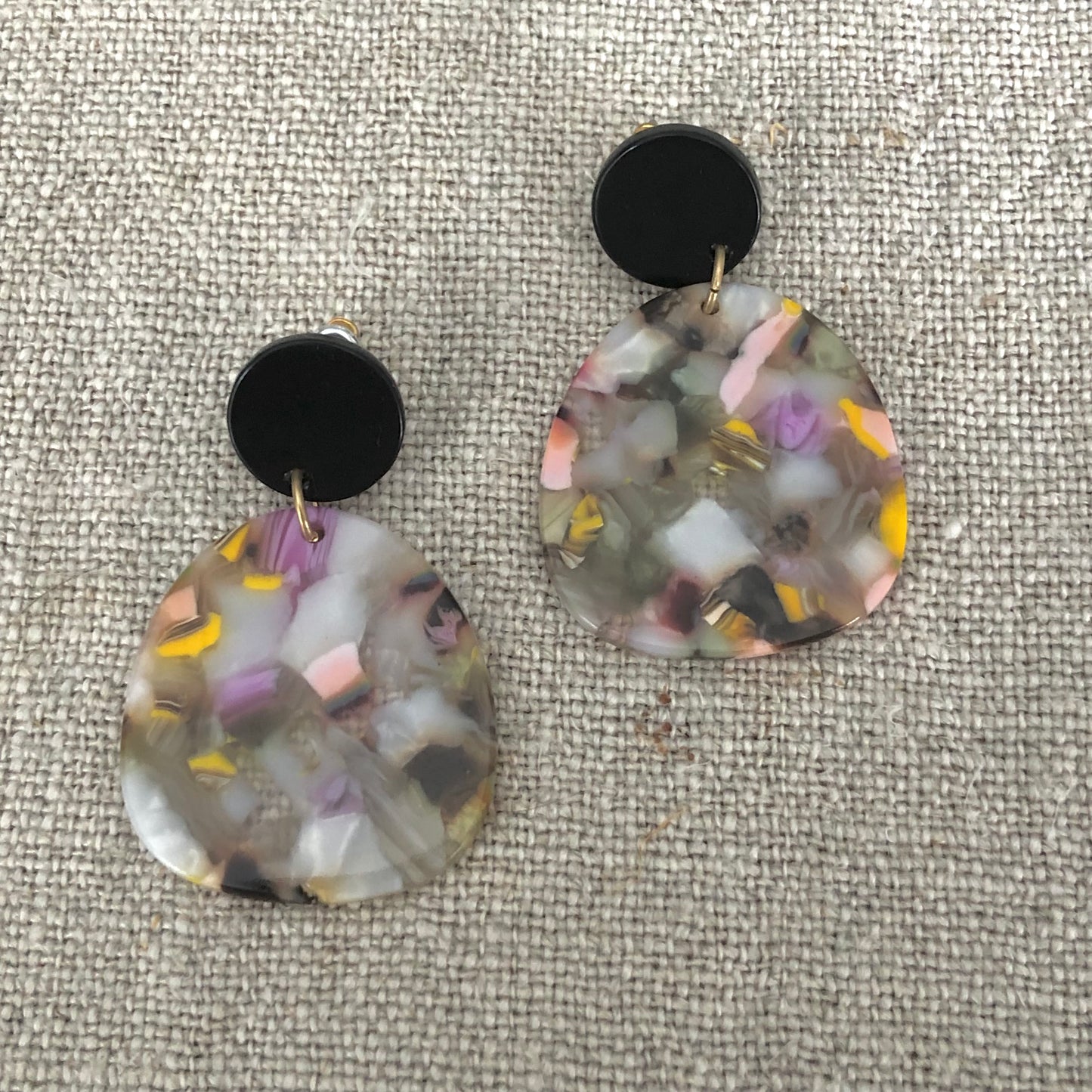 E2198 Acetate Drop Earring