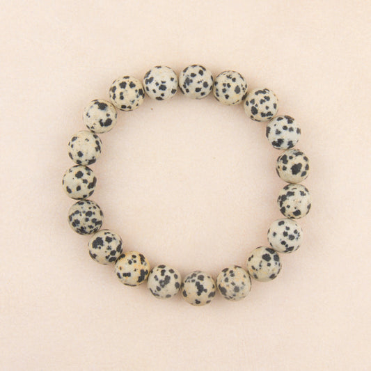 B1247 Jasper Stone Stretch Bracelet