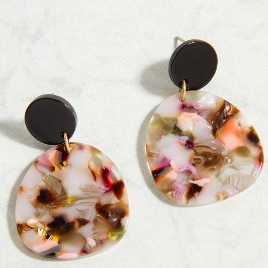 E2198 Acetate Drop Earring