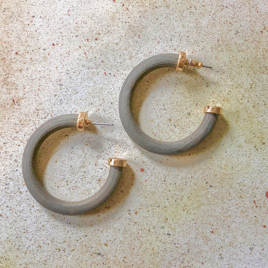E2076-GY Wooden Hoop
