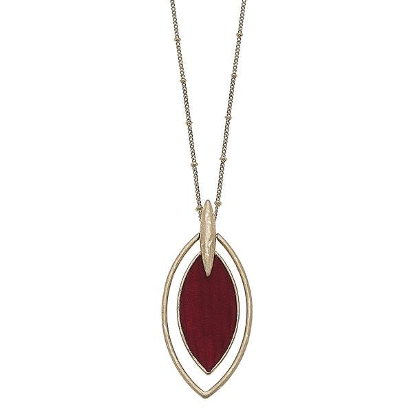 N3254-RD  Velvet Orbital Pendant