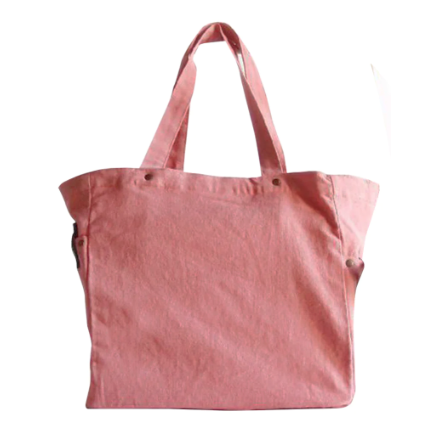 T4000 Coral Washed Canvas Tote